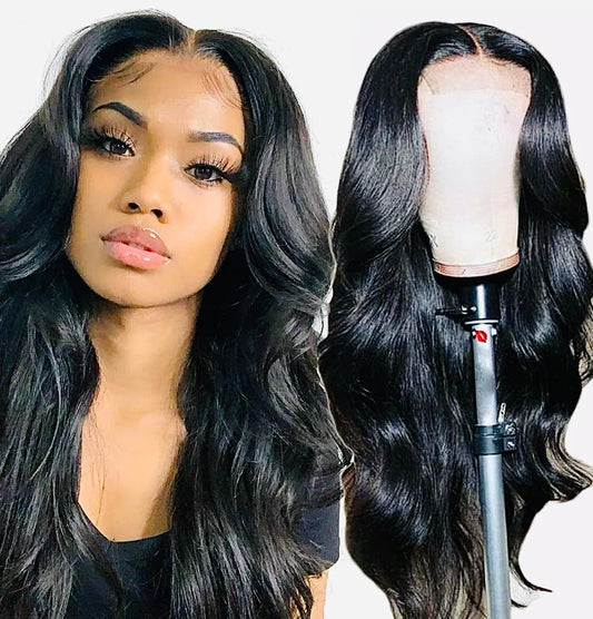 GE 5x5 Transparent Lace 26" Body Wave Wig